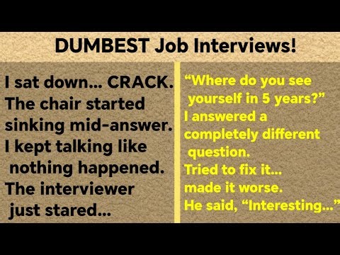 "You Won’t Believe These Job Interview Disasters 😳 | Dumbest & Most Embarrassing Moments Ever!"