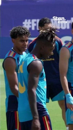 Spain are in Dallas training for their massive semi-final against France 🇪🇸 #WorldCup #Spain