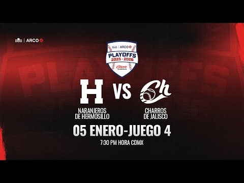 Naranjeros de Hermosillo vs Charros de Jalisco || 5 de Enero de 2026
