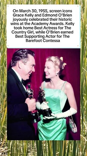 Grace Kelly Wins the Oscar: 1955 🏆 #GraceKelly #Oscars