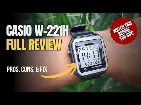 The New Casio W-221H: Love it or Hate it? (Full Review)