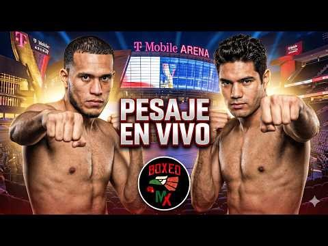 ¡CARA A CARA! Zurdo Ramírez vs Benavídez: PESAJE EN VIVO desde Las Vegas