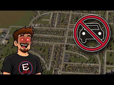 Creating a city with NO CARS in Cities Skylines 2!