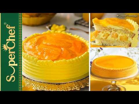 Viral Mango Cake Recipe |Tehzeeb Style Mango Cake Recipe by SuperChef