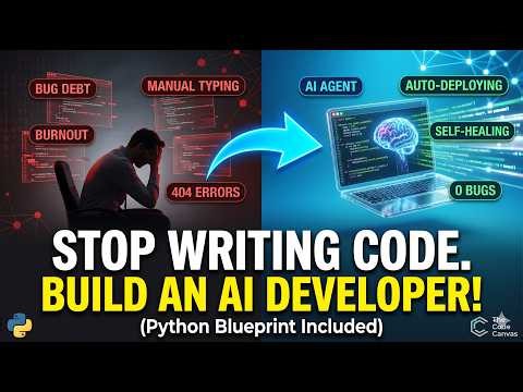 Stop Writing Code. Build an AI Developer Instead (Python Blueprint) | Code Canvas
