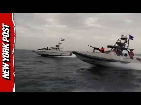 Iran's Revolutionary Guard Fast-Attack Boats Patrol Strait of Hormuz as US and Tehran Exchange Blows