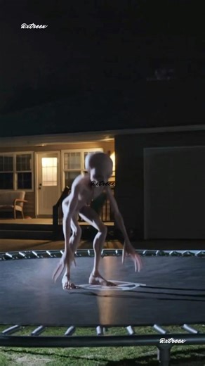 One Alien One Trampoline