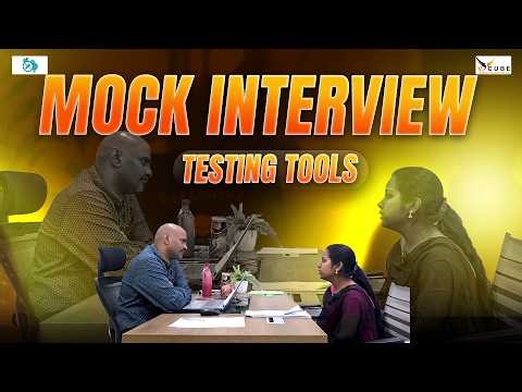 Testing Tools Mock Interview 2026 | Automation Testing | Technical Round |‪@VCUBESoftwareSolutions‬
