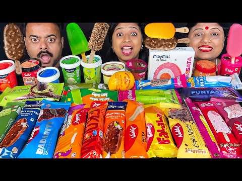 30 ICE CREAM EATING CHALLENGE VIRAL VIDEO & PUNISHMENT ICE CREAM MUKBANG ASMR AMUL, MAGNUM, VADILAL