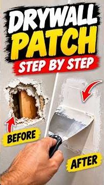 How to Patch a Hole in Drywall | Step-by-Step Tutorial