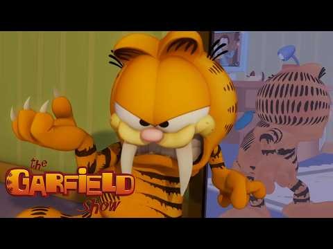 🧡🍕 Orange and Black | Garfield | Cartoon