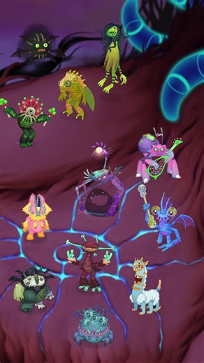 ALL Shadow Islet RARES! ⚫️ For more videos like this view my YouTube channel, link in bio #mysingingmonster #msmpokegamer #singingmonsters #msm #Pentumbramsm #shadowisletmysingingmonsters #meebkinmsm #yooreekmsm #nitebearmsm #blarretmsm #Piplashmysingingmonsters #xrt #grumpyre #Whisp #Boodoo #Kazilleonmysingingmonsters #Arackulelemsm