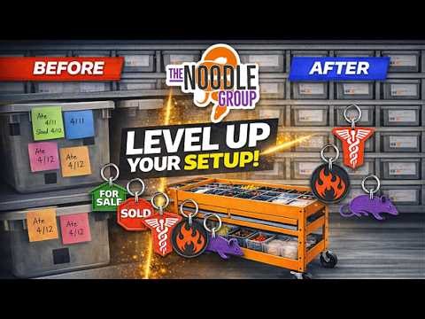 Level Up Your Ball Python Setup 🐍 | 3D Printed Tags, Utility Carts & Pro Organization Wall!