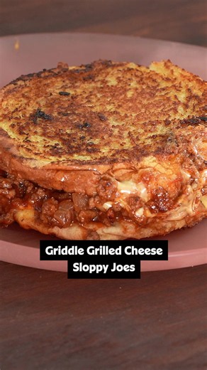 Comforting grilled cheese sloppy joes