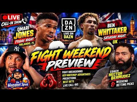 🚨 WHO WINS THIS WEEKEND?! Omari Jones & Ben Whittaker FIGHT PREVIEWS & BETTING PICKS! 💰🔥