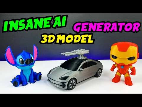 Insane AI 3D Model Generator - Hyper3D