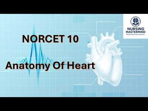 AIIMS NORCET 2019–2023 | Heart Anatomy MCQs with Explanation | Nursing Exam #norcet #anatomy