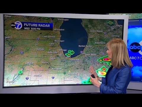 Chance for isolated severe storms for NW IN, south suburbs Wednesday