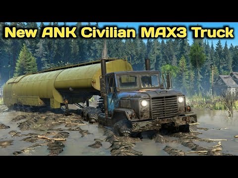 New ANK Civilian MAX3 Truck In SnowRunner Season 18
