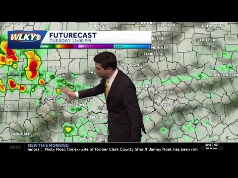 More storm chances Tuesday night
