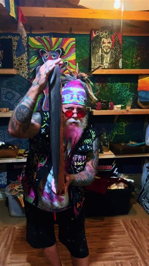 Bearded Hippie Wizard Van Gogh Style Farm Tour