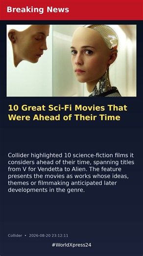 10 Great Sci-Fi Movies That Were Ahead of Their Time | Breaking News #Shorts