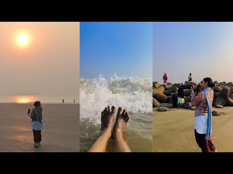 দিঘা সমুদ্র সৈকতে সময় উপভোগ করছি ⛱️🏖️ #youtube #minivlog #livevideo #travelvideo #dallyblog #shorts