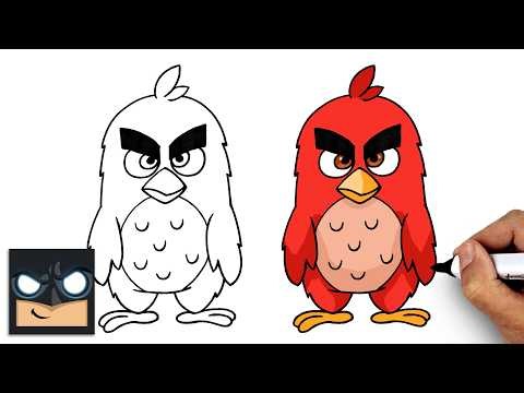 How to Draw Red | Angry Birds