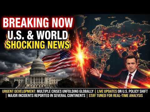 Breaking News LIVE: Latest U.S. Updates & World Headlines Today | Shocking Global Events 2026