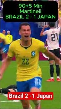 🇧🇷 BRAZIL 2-1 JAPAN 🇯🇵 | MARTINELI MAGIC SENDS BRAZIL TO THE LAST 16! 🔥⚽ #worldcup #brazil