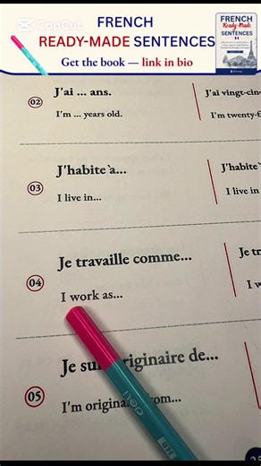 🇫🇷 Ready to speak more French with confidence? Learn 1000 ready-to-use French sentences and expressions for real everyday conversations, with natural English translations. Perfect for beginners and self-learners. 📖 Get your copy — link in bio! #LearnFrench #FrenchForBeginners #SpeakFrench #FrenchLearning #LearnFrenchOnline