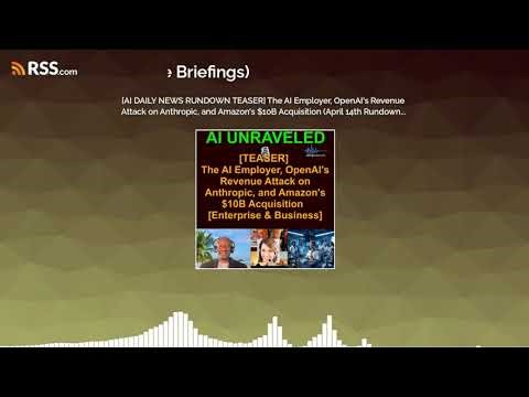 [AI DAILY NEWS RUNDOWN TEASER] The AI Employer, OpenAI's Revenue Attack on Anthropic, and...