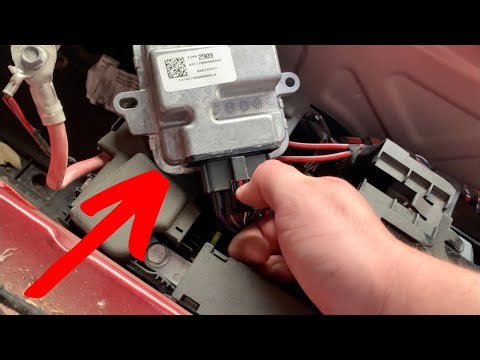 Fuel Pump Control Module Chevrolet Cruze 2016-2019 Location 