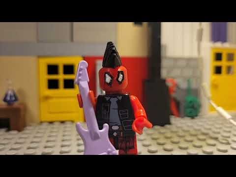 LEGO Spiderpunk and Starlord VS Taskmaster - Stop Motion