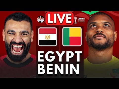 🔴 EGYPT vs BENIN LIVE | AFCON 2025 | WATCH ALONG