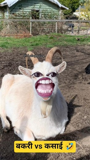 बकरी vs कसाई |😂🤣 Thethar puns comedy | #aalupyaj #comedy #ytfeeds #funny #thetharpuns