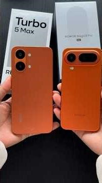 Redmi Turbo5Max & Honor Magic8Pro Air Orange Edition Hands On + Camera Test. #redmiturbo5max #honor