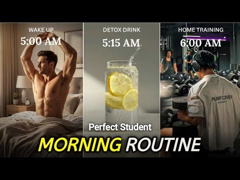 Perfect Student Morning Routine | Study Tips & Habits for Students #selfimprovement #studentlife