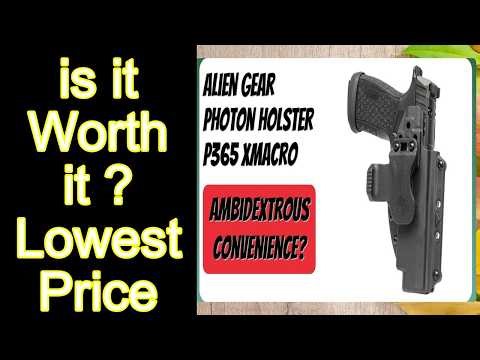 REVIEW Alien Gear Photon Holster P365 XMacro Features - Important Information