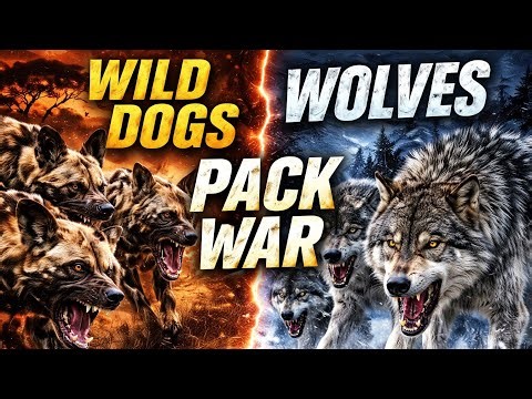Wild Dogs vs Wolves – Which Pack Dominates?