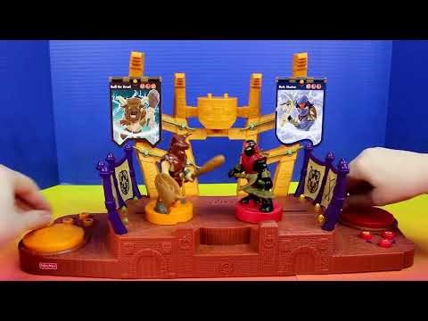 Imaginext Battle Arena with Ninja Viking Samurai Sword Warrior - Just4fun290 Original Videos
