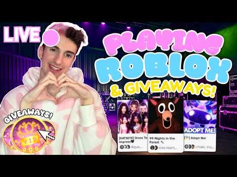 🔴 LIVE - PLAY ROBLOX WITH ME & WIN GIVEAWAYS! COME JOIN!