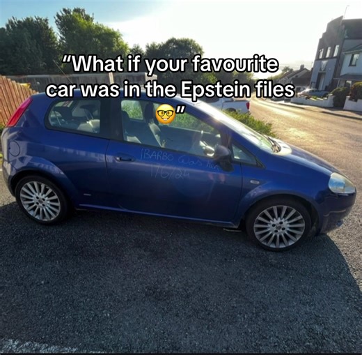 I’m just as shocked as you… #fiatpunto #punto #fiat #epsteinfiles #epstein