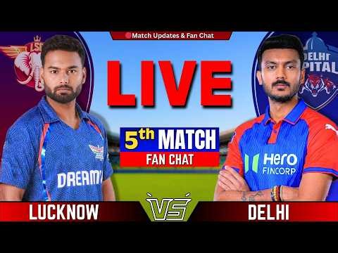 🔴IPL :Lucknow vs Delhi, 5th Match IPL 2026 | Live Cricket Match Today | Dc vs Lsg Live | 2nd Inng