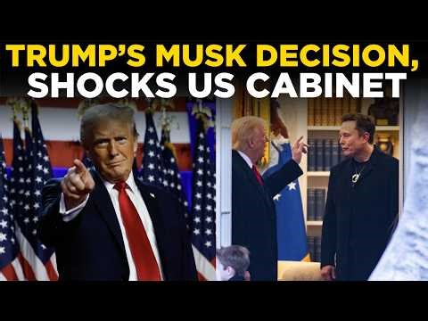 US News LIVE | Trump's Surprising Decision, Elon Musk Reportedly Shocks Entire Cabinet Members
