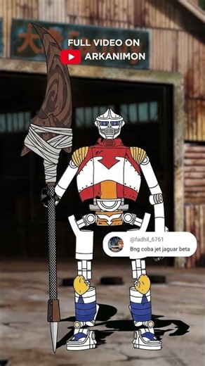The Mecha Kaiju: Jet Jaguar Beta #tokusatsu #godzilla