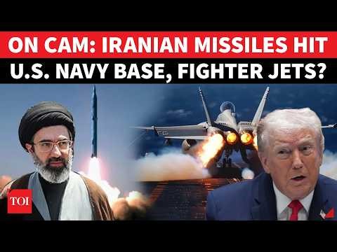 ON CAM: Iranian Missiles Bombard U.S. Fighter Jet Base In Stunning Strike In Gulf Amid War?