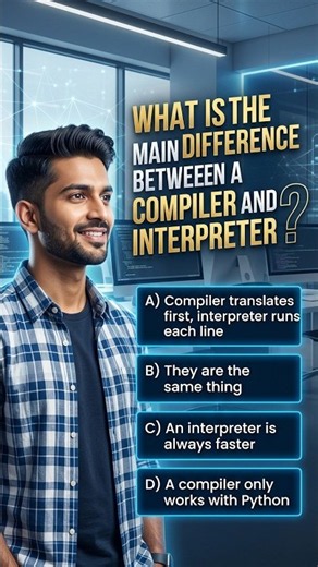 Top 100 | Software Engineering MCQs#49 What is the difference between a compiler and an interpreter?
