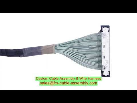 hirose micro coax cable Netherlands manufacturer thin coaxial cable CABLINE-UM RECEPTACLE 50P Specia