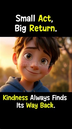 Kindness Always Finds Its Way Back. #animation #cartoon #shortvideo #shorts